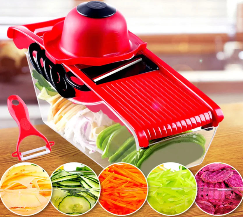 Multifunction Kitchen Slicer 6 Blades